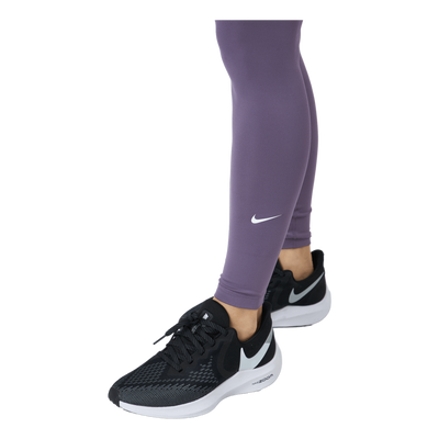 Nike Dri-fit One Women's Mid-r Amethyst Smoke/white