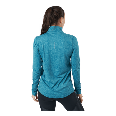 Nike Element Women's 1/2-zip R Marina/washed Teal/htr/reflect