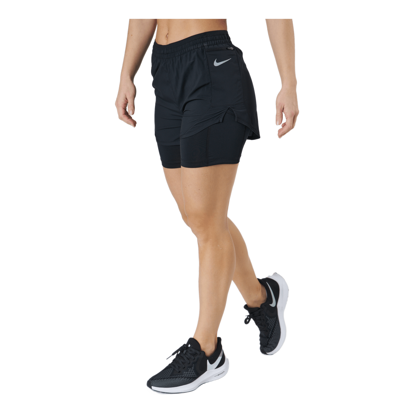 Nike Tempo Luxe Women's 2-in-1 Black/black/reflective Silv