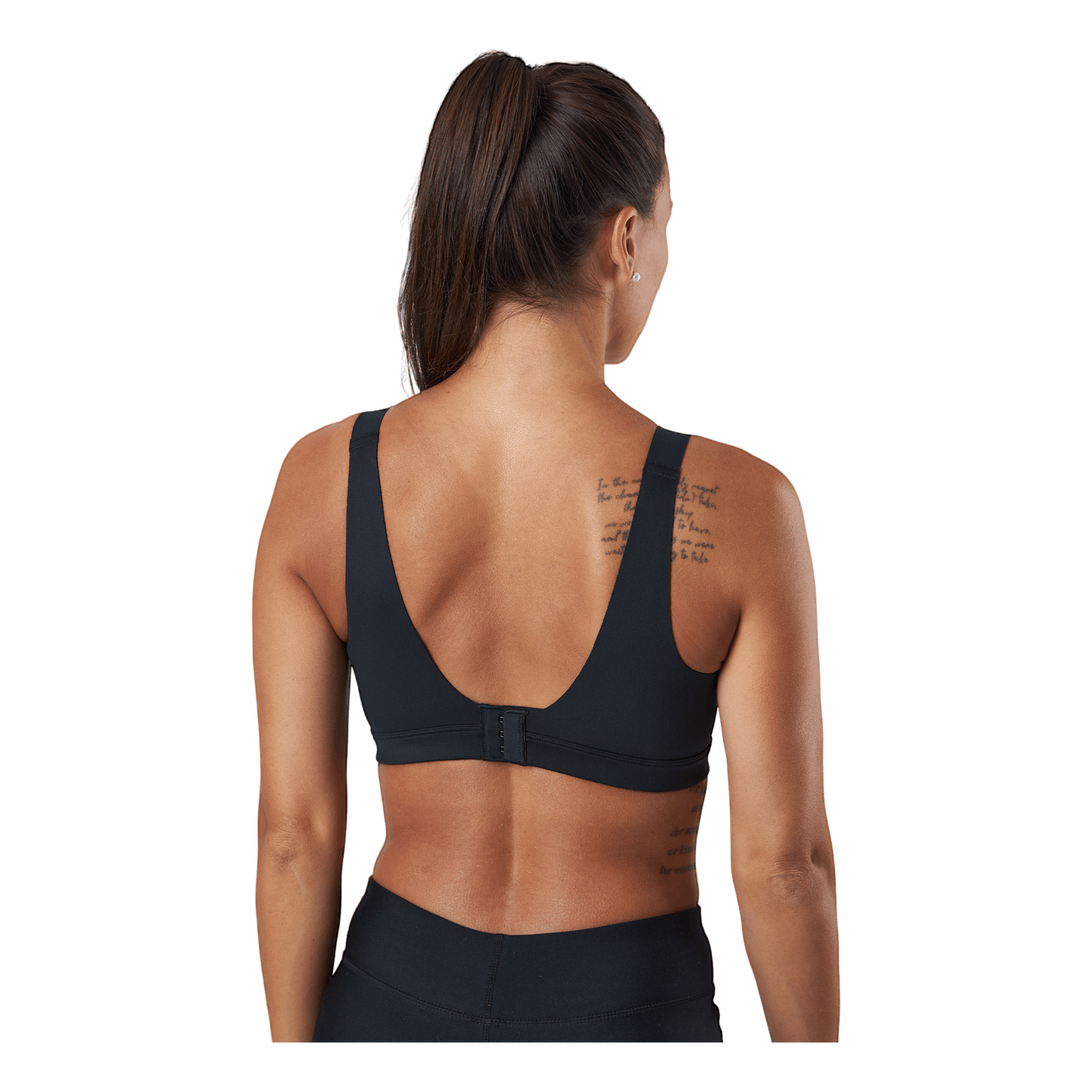 Dri-FIT Alpha Women's High-Support Padded Adjustable Sports Bra BLACK/BLACK/DK SMOKE GREY/DK SMOKE GREY