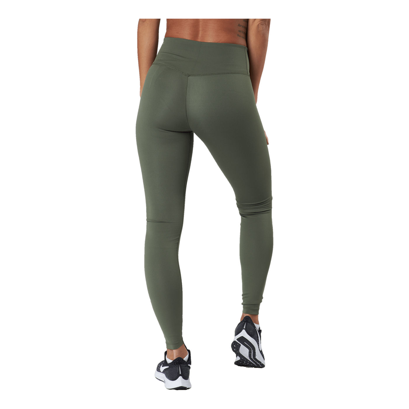 Dri-FIT One Women's Mid-Rise Leggings MEDIUM OLIVE/WHITE