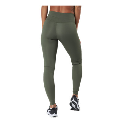 Dri-FIT One Women's Mid-Rise Leggings MEDIUM OLIVE/WHITE