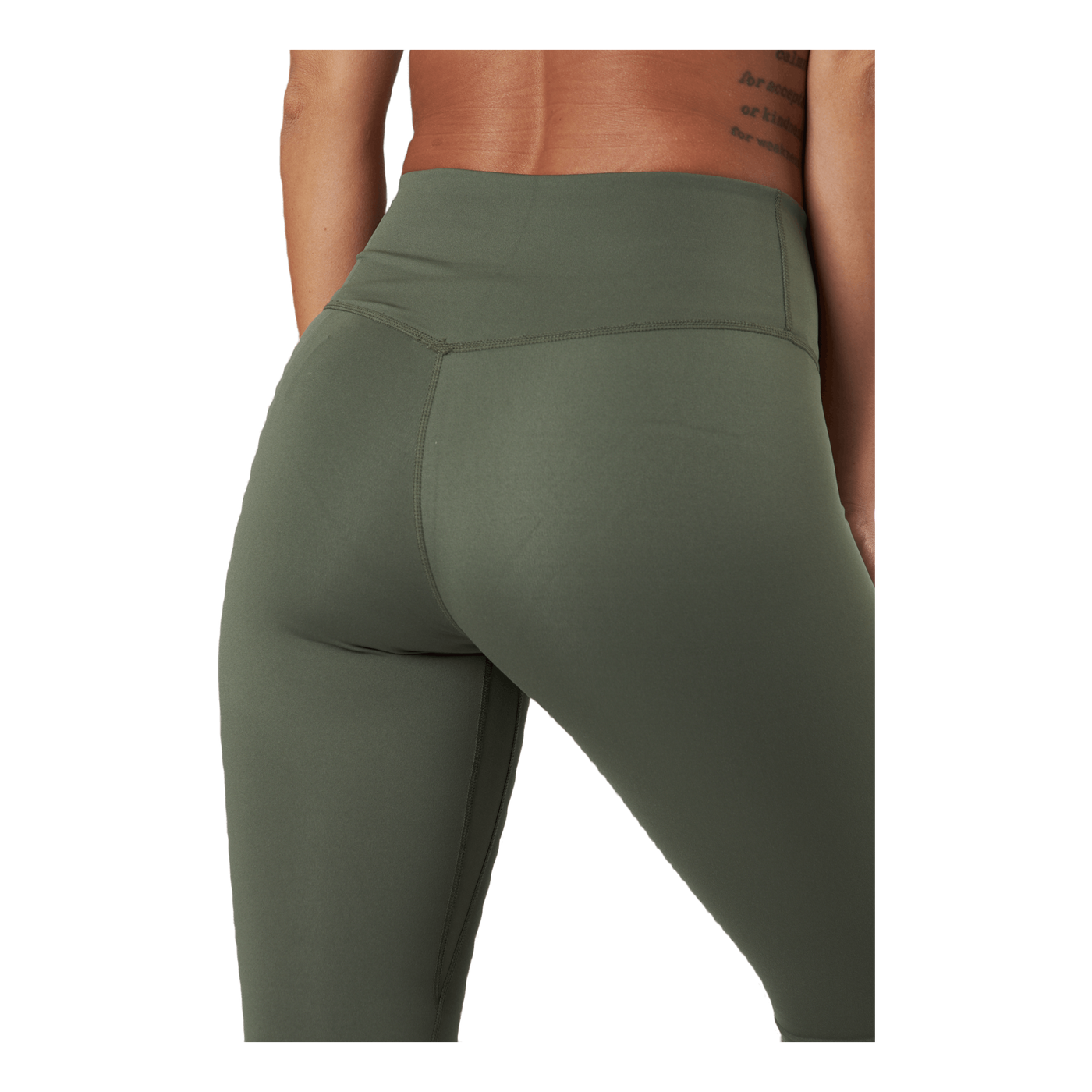 Dri-FIT One Women's Mid-Rise Leggings MEDIUM OLIVE/WHITE