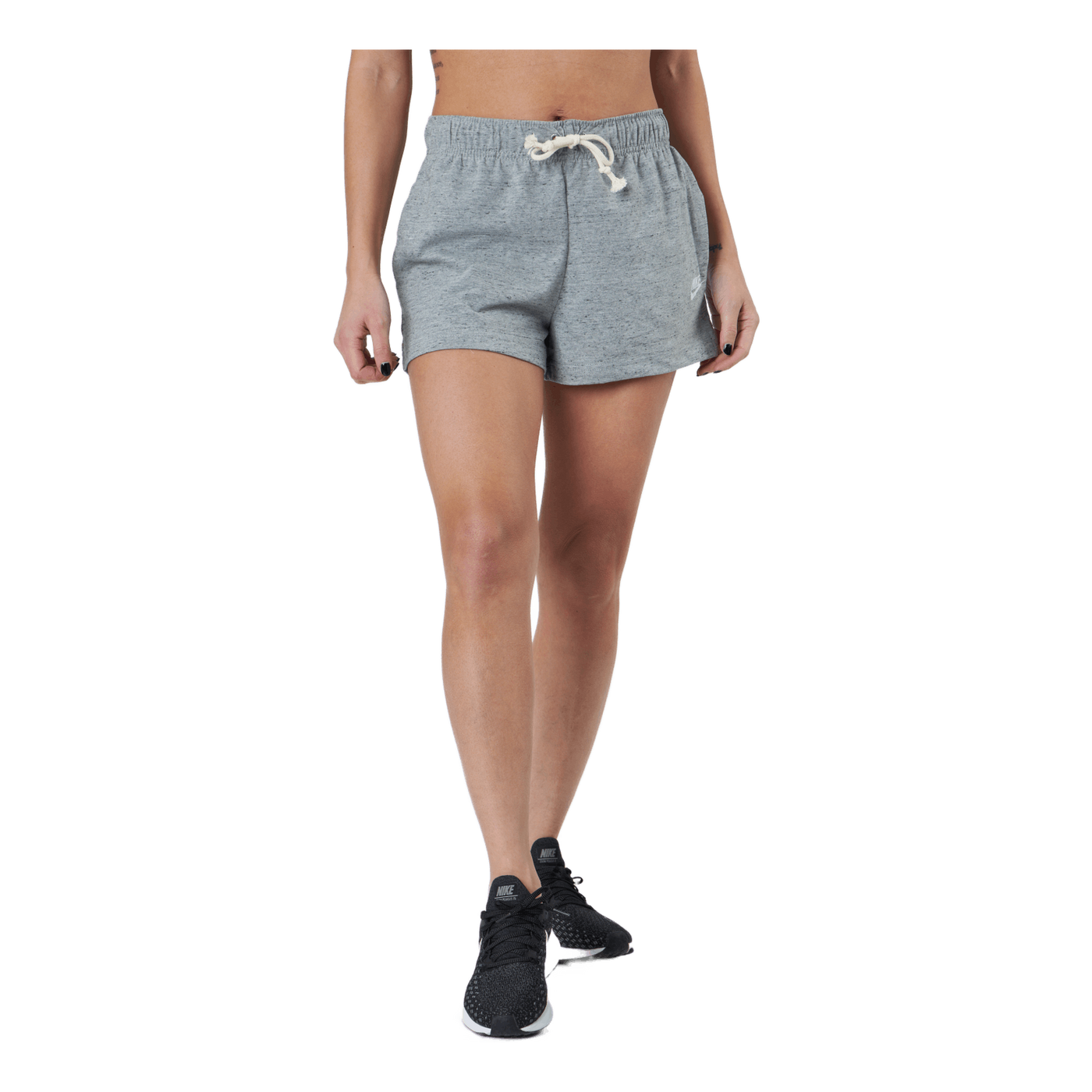 Sportswear Gym Vintage Women's Shorts DK GREY HEATHER/WHITE