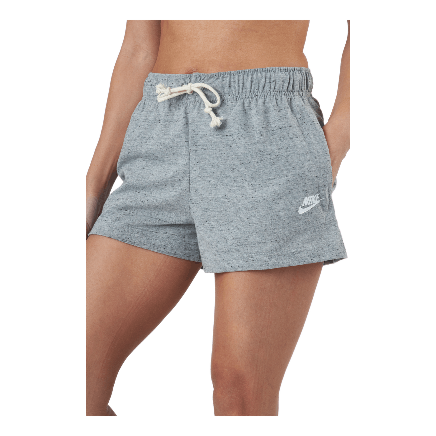 Sportswear Gym Vintage Women's Shorts DK GREY HEATHER/WHITE