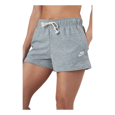 Sportswear Gym Vintage Women's Shorts DK GREY HEATHER/WHITE