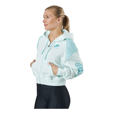 Nike Air Women's Full-zip Flee Barely Green/light Dew/washed