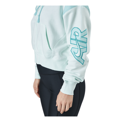 Nike Air Women's Full-zip Flee Barely Green/light Dew/washed