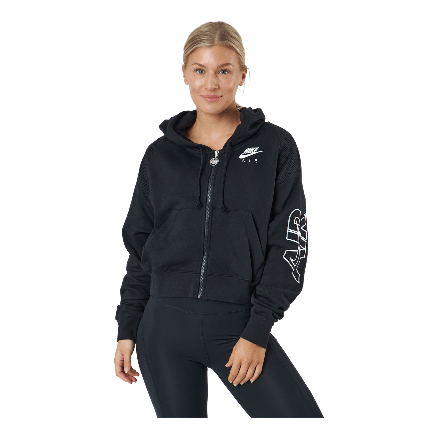 Nike Air Women's Full-zip Flee Black/black/white