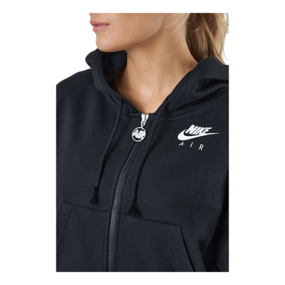 Nike Air Women's Full-zip Flee Black/black/white