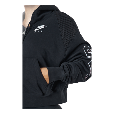 Nike Air Women's Full-zip Flee Black/black/white