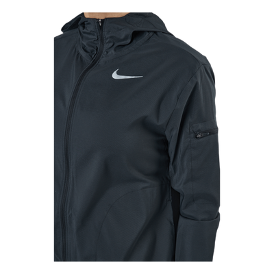 Impossibly Light Women's Hooded Running Jacket BLACK/REFLECTIVE SILV