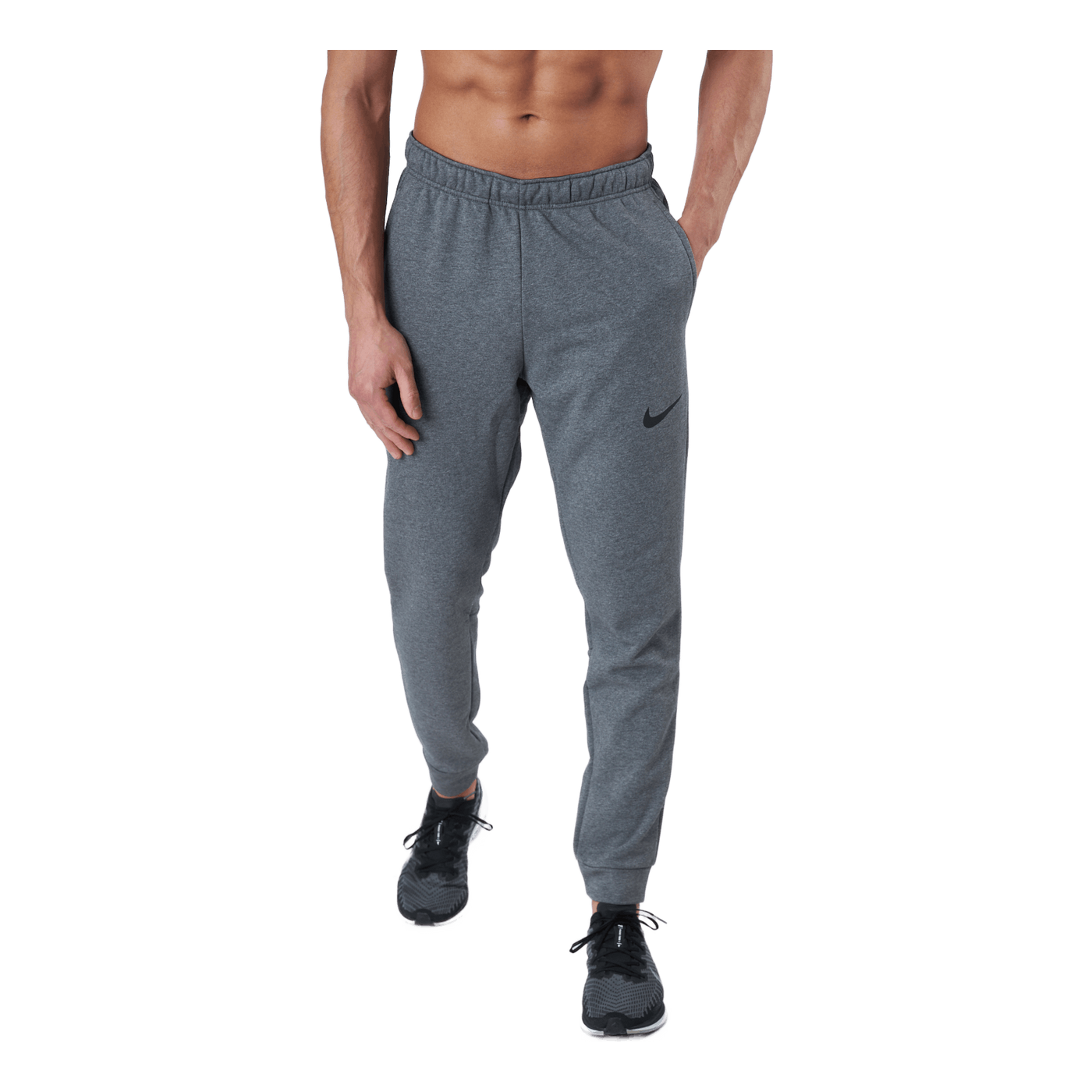 Dri-FIT Men's Tapered Training Pants CHARCOAL HEATHR/BLACK