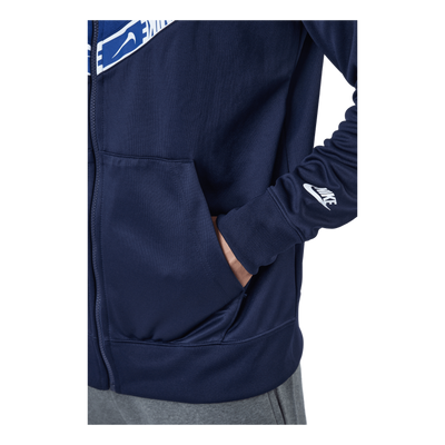 Nike Sportswear Men's Full-zip Blackened Blue/deep Royal Blue