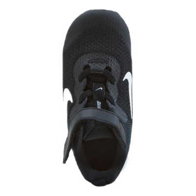 Revolution 6 Baby/Toddler Shoes BLACK/WHITE-DK SMOKE GREY