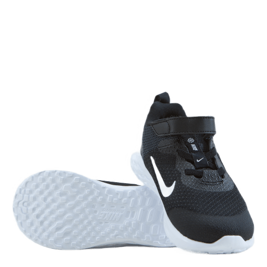 Revolution 6 Baby/Toddler Shoes BLACK/WHITE-DK SMOKE GREY