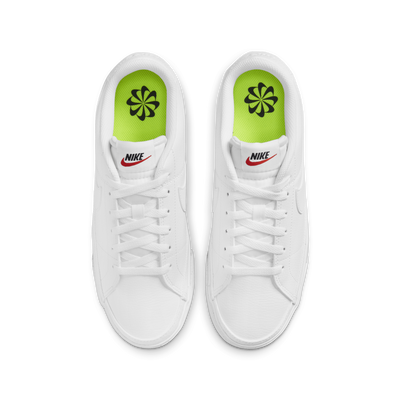 Court Legacy Next Nature Women's Shoes WHITE/WHITE-BLACK-VOLT