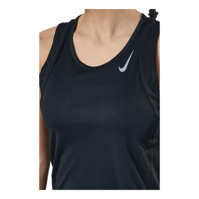 Dri-FIT Race Women's Running Singlet BLACK/REFLECTIVE SILV