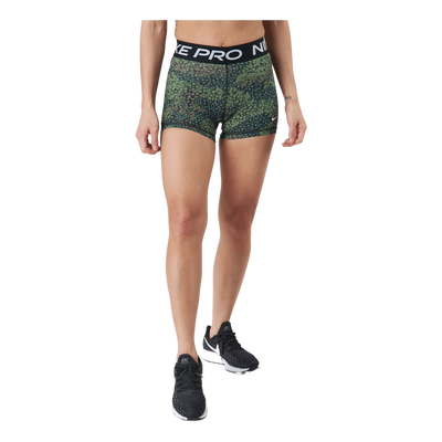 Nike Pro Dri-fit Women's 3" Pr Treeline/black/white