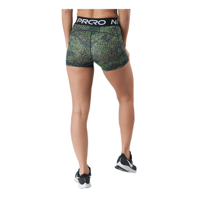 Nike Pro Dri-fit Women's 3" Pr Treeline/black/white