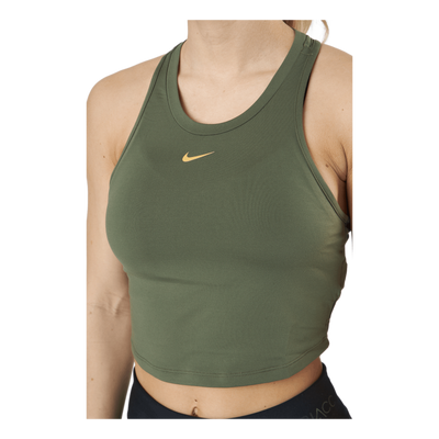 Nike Dri-fit One Luxe Women's  Medium Olive/metallic Gold