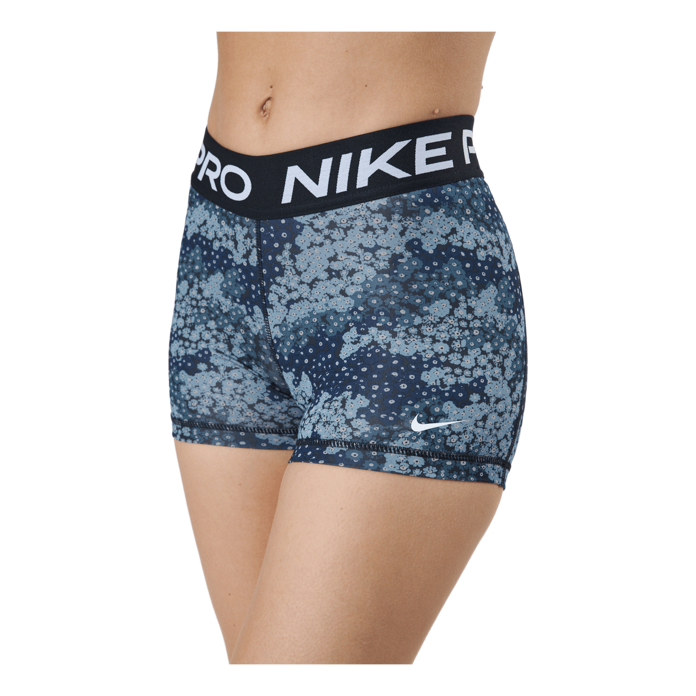 Nike Pro Dri-fit Women's 3" Pr Aviator Grey/black/white