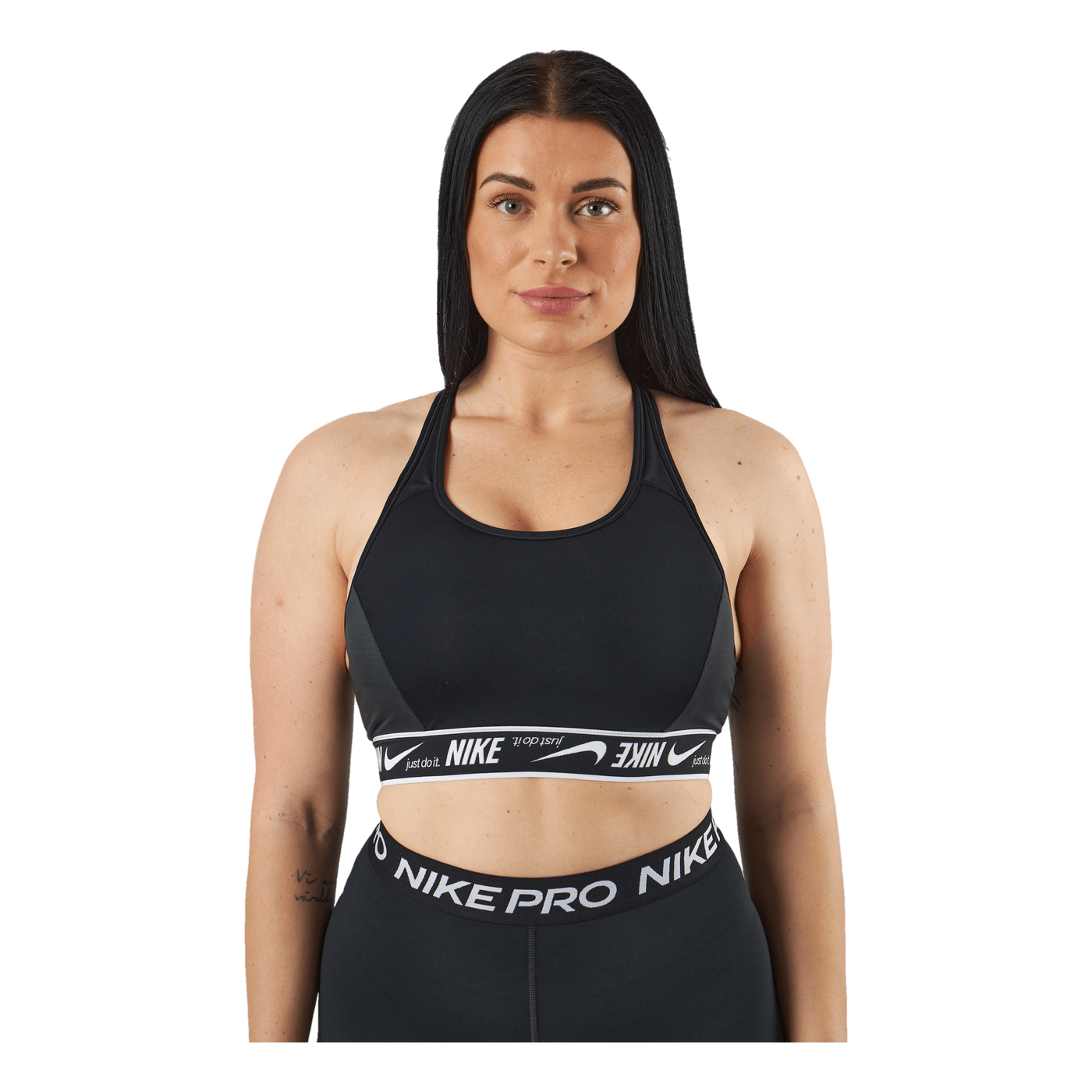 Nike Dri-fit Swoosh Women's Me Black/black/white