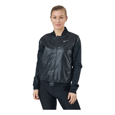 Swoosh Run Women's Running Jacket BLACK/WHITE