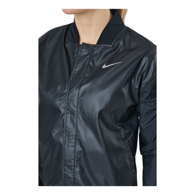 Swoosh Run Women's Running Jacket BLACK/WHITE