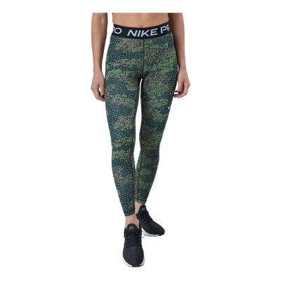 Nike Pro Dri-fit Women's Print Treeline/black/white