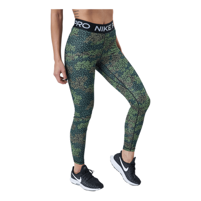 Nike Pro Dri-fit Women's Print Treeline/black/white