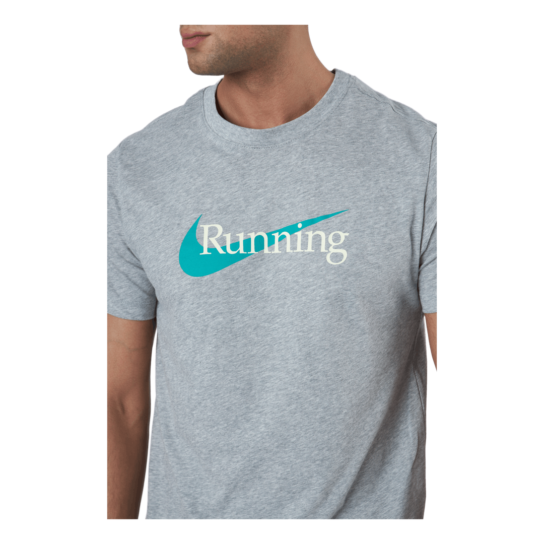 Dri-FIT Men's Running T-Shirt DK GREY HEATHER Nike –