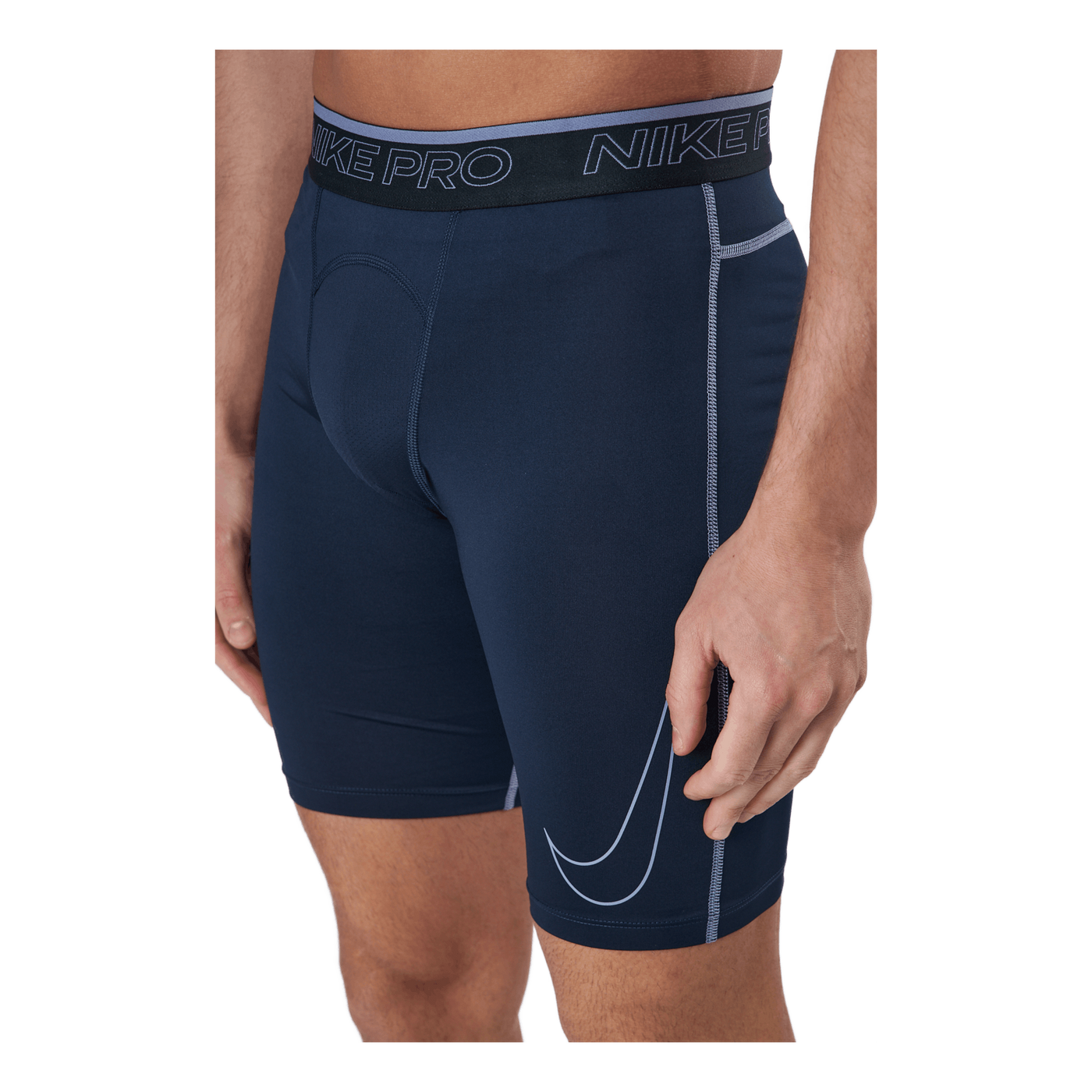 Nike Pro Dri-fit Men's Long Sh Obsidian/iron Purple/iron Purp