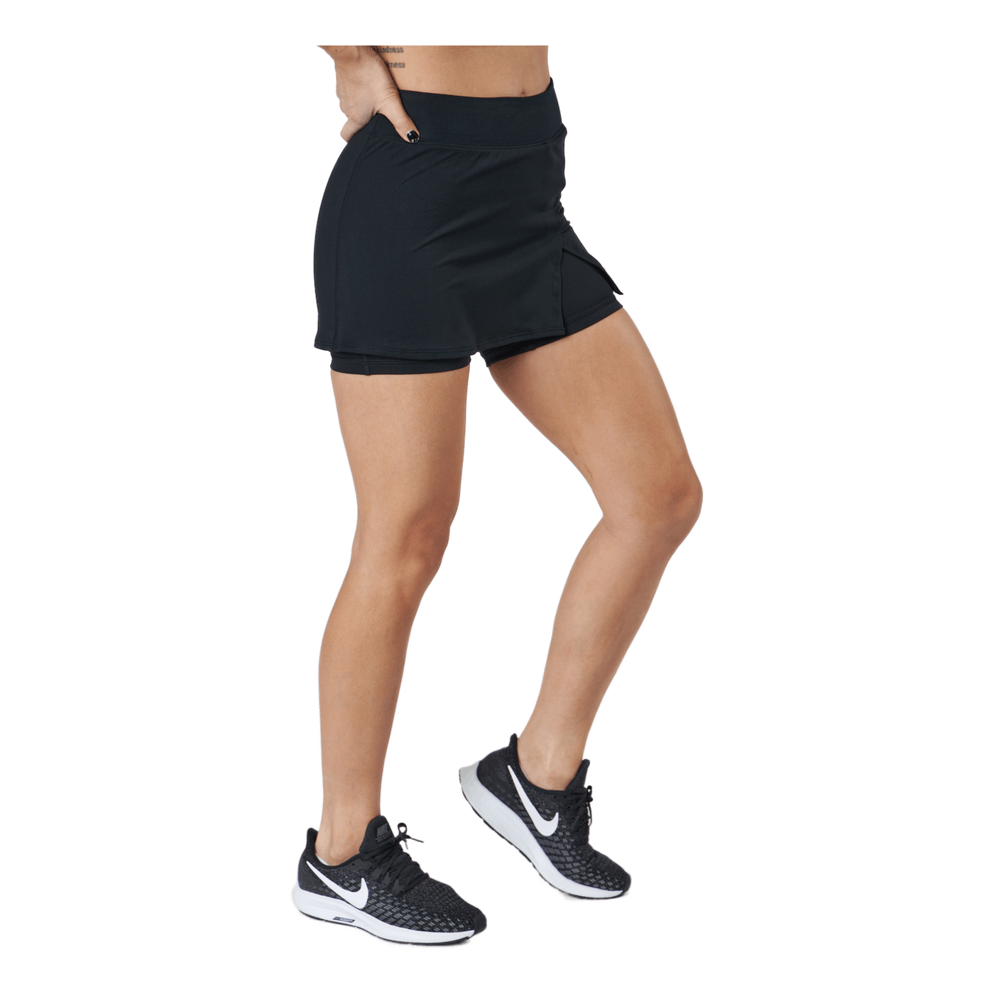 NikeCourt Dri-FIT Victory Women's Tennis Skirt BLACK/WHITE