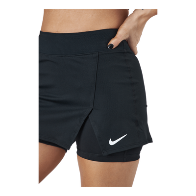 NikeCourt Dri-FIT Victory Women's Tennis Skirt BLACK/WHITE