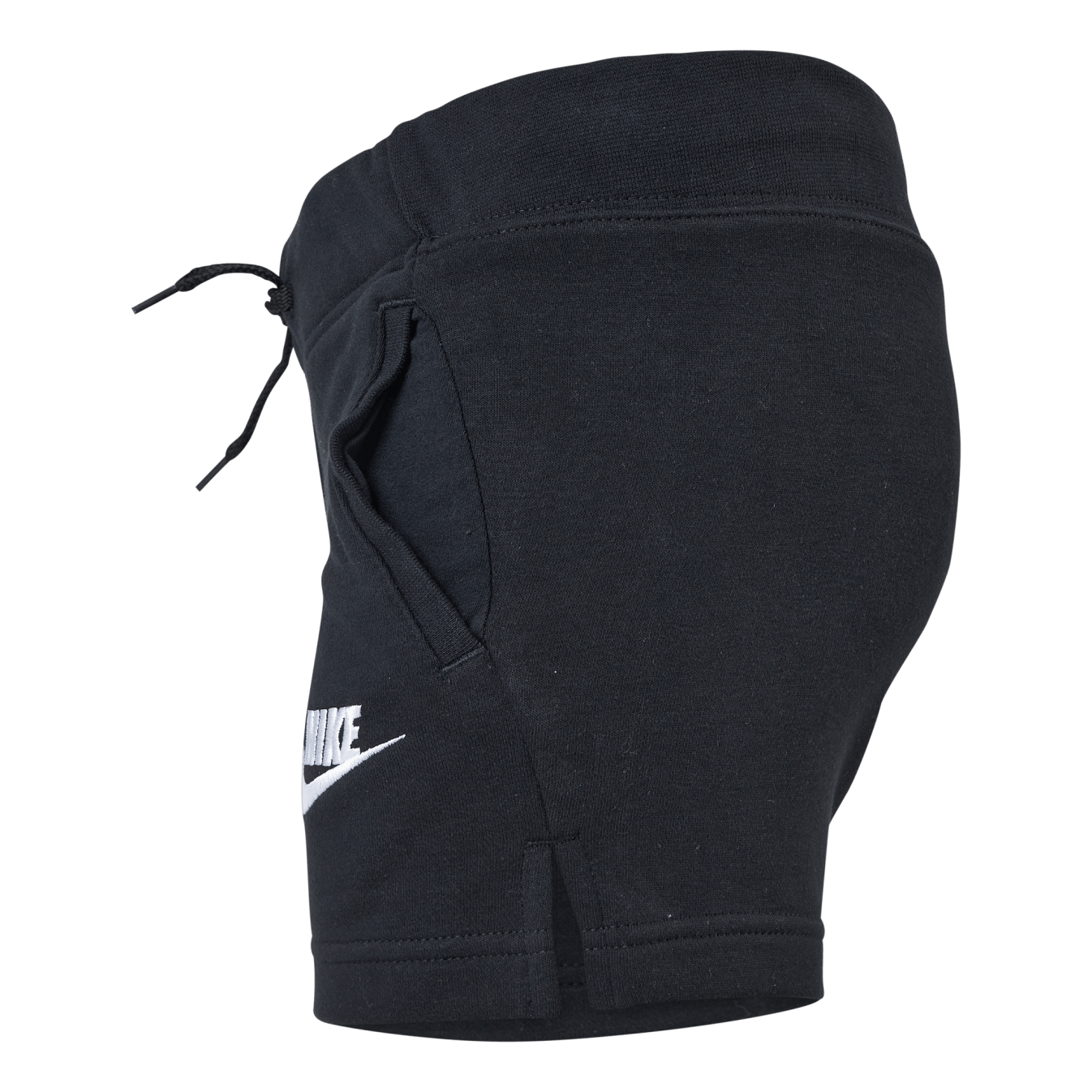 Sportswear Club Big Kids' (Girls') French Terry Shorts BLACK/WHITE