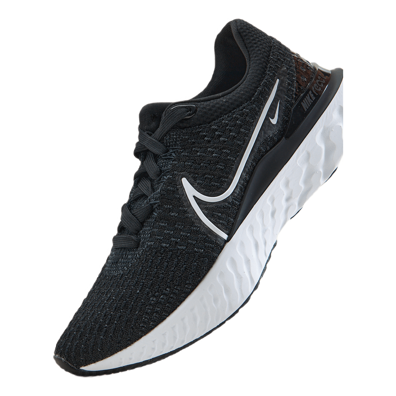 React Infinity Run Flyknit 3 Men's Road Running Shoes BLACK/WHITE