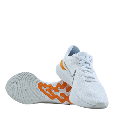 Nike React Infinity Run Flykni White/particle Grey-kumquat-ph