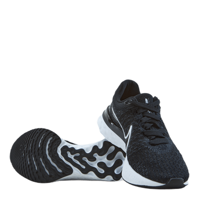 React Infinity Run Flyknit 3 Women's Road Running Shoes BLACK/WHITE
