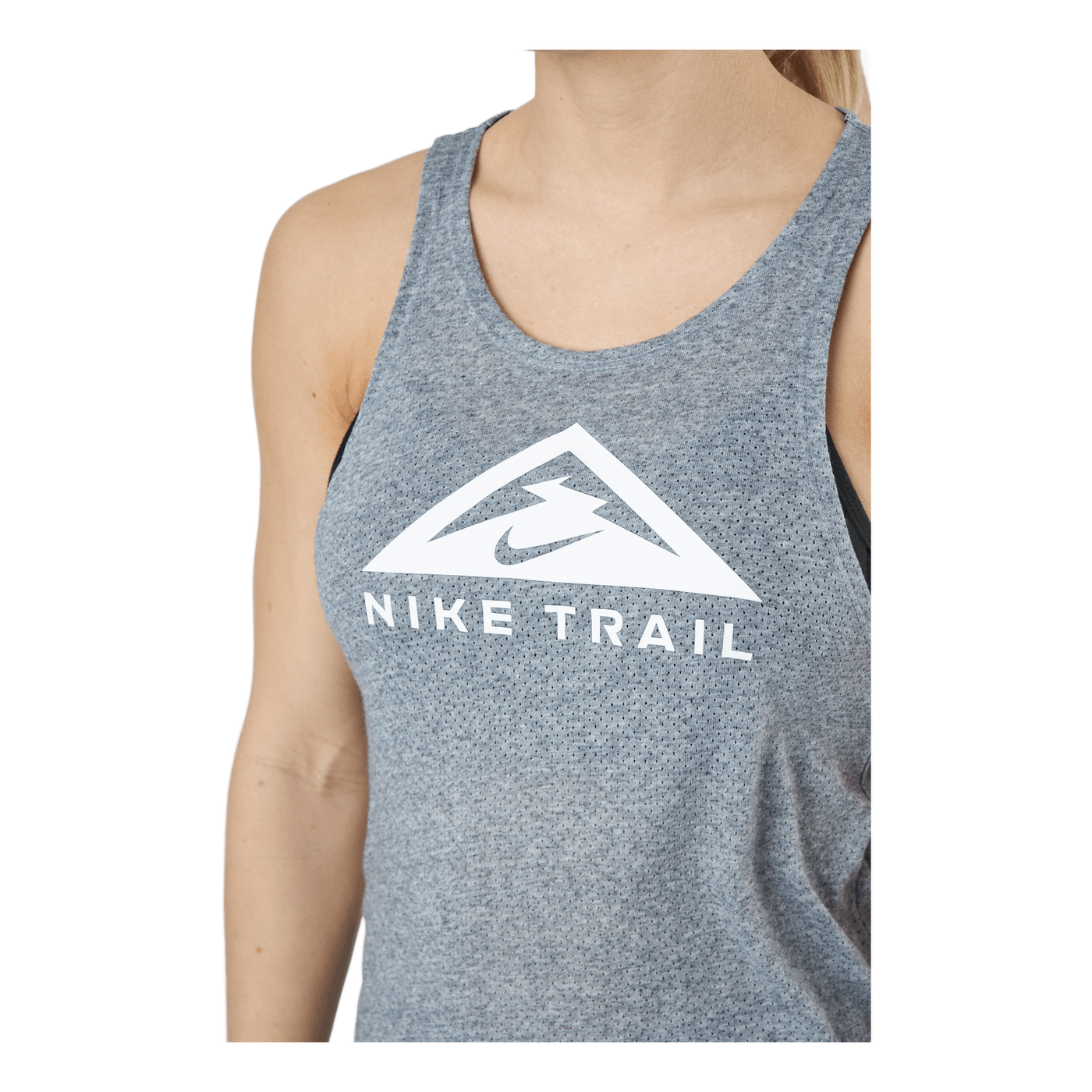 Nike Dri-fit Women's Trail Run Dk Grey Heather/white