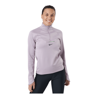 Nike Dri-fit Element Women's T Plum Fog/lime Glow/black