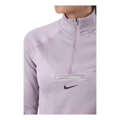 Nike Dri-fit Element Women's T Plum Fog/lime Glow/black