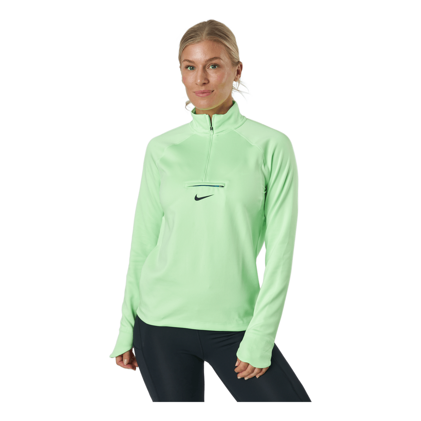 Nike Dri-fit Element Women's T Lime Glow/hyper Royal/black