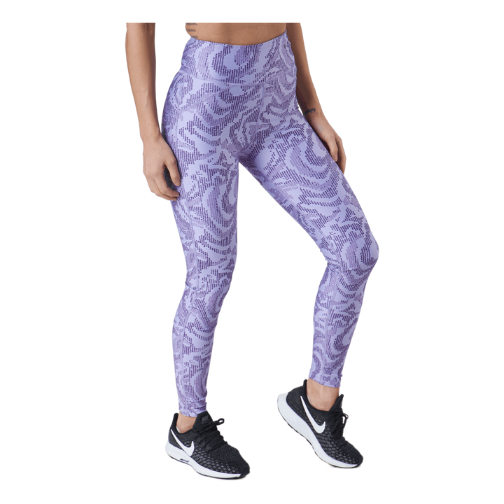 Control Tights Aop Hyacinth