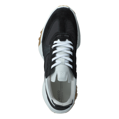 Ecco Retro Sneaker W Black/black/black/white