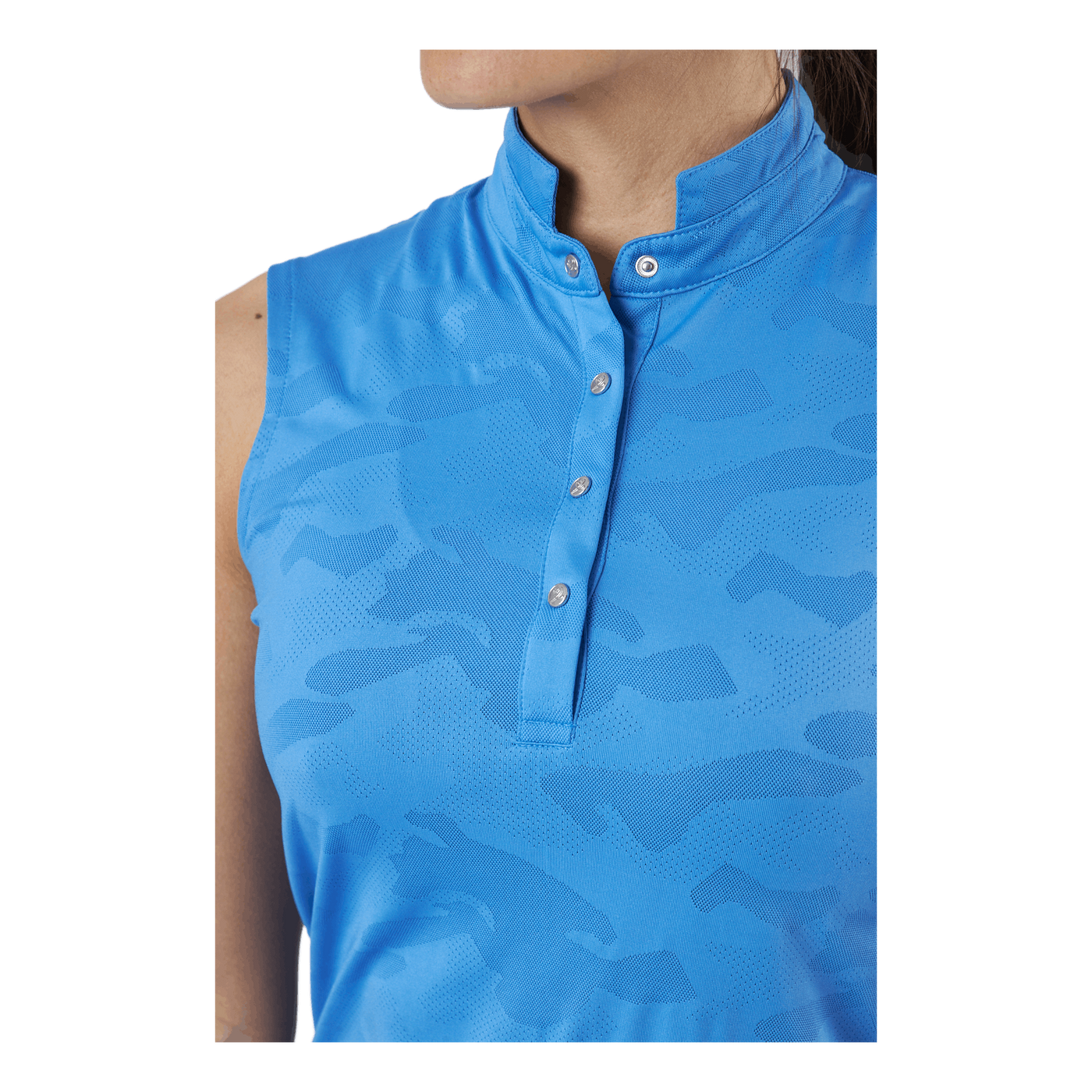 Jess Ss Polo Shirt Pacific