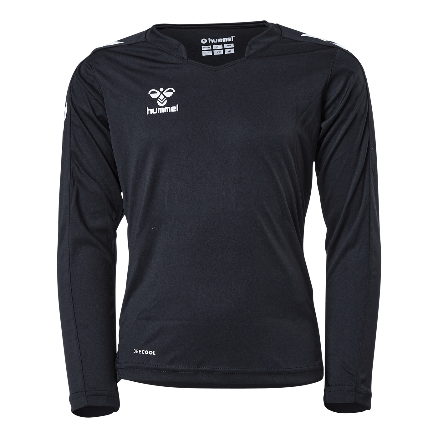 Hmlcore Xk Poly Jersey L/s Kid Black