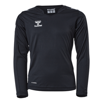 Hmlcore Xk Poly Jersey L/s Kid Black