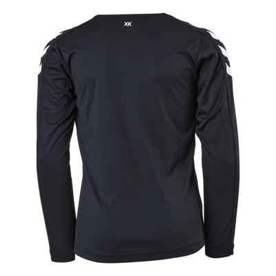 Hmlcore Xk Poly Jersey L/s Kid Black