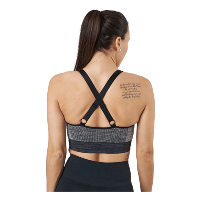 Hmlclea Seamless Sports Top Chateau Gray/black Melange